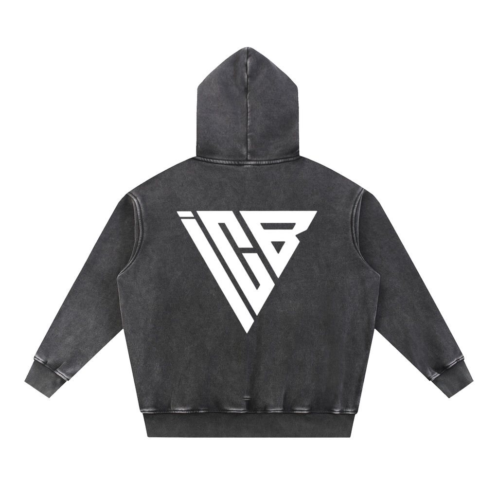 ICB Superman Snow Wash Oversized Hoodie