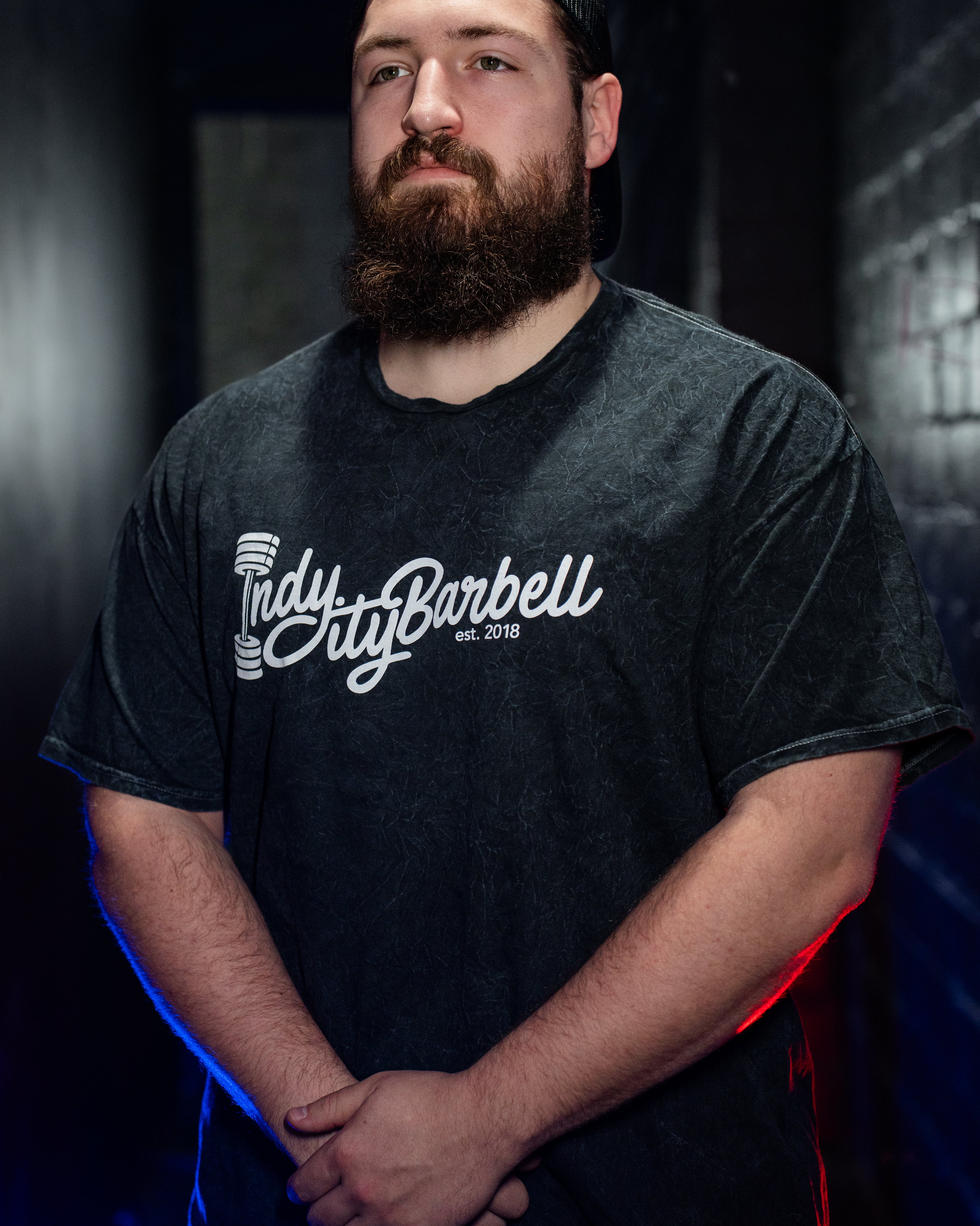 ICB Script Acid Wash Tee